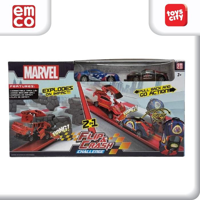 Gambar EMCO Mainan Mobil-mobilan Emco Marvel Flip & Crash Challenge Mainan Anak Mobil - CAPTIAN WINTER dari Toys City undefined Tokopedia
