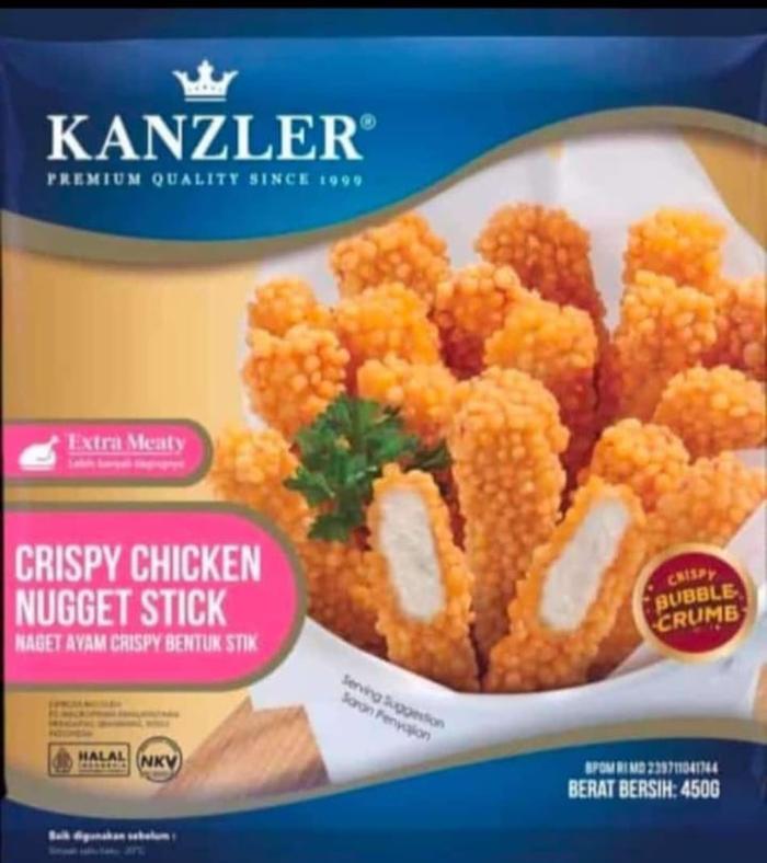 Gambar KANZLER SPICY CRISPY CHICKEN NUGGET 450GR NAGET AYAM PEDAS KRISPI HALAL - CRISPY STICK dari LATTEBLESS undefined Tokopedia