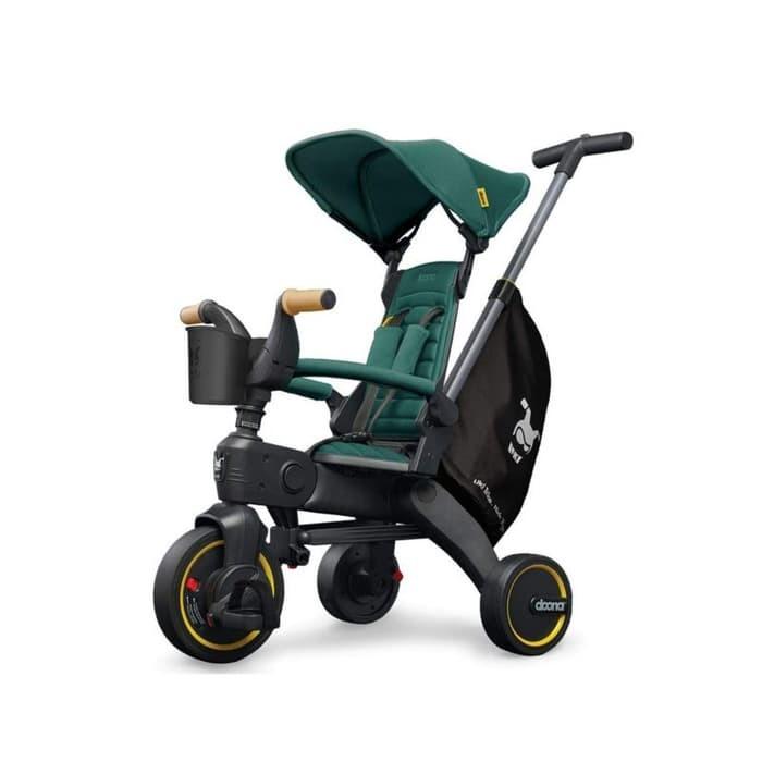 Gambar Doona Liki Trike S5 - Nitro Black - Racing Green dari Mothercare Indonesia undefined Tokopedia