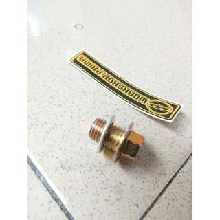 Gambar BAUT PEMBUANGAN OLI MESIN MIO. JUPITER. MIO J. NMAX BEAT VARIO 125 +RING ALUMUNIUM 1.5MM ANTI BOCOR - Mesin Kuning, BautPembuangan dari wponlineshop24 undefined Tokopedia