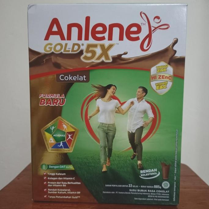 Gambar Promo Anlene Gold Plus 5X Chocolate / Cokelat 900 Gr - Cokelat 850gr dari vadjriesh0p undefined 4 Tokopedia