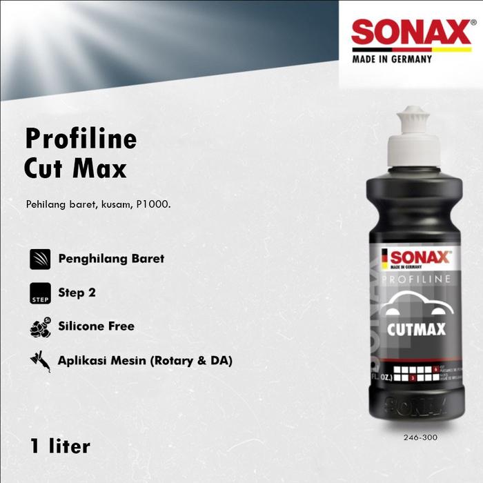 Gambar Sonax Profiline CutMax 6/4 Repack Compound Penghilang Goresan & Bekas Amplas - 1L ORI PACK dari Aki Murah Jakarta undefined Tokopedia