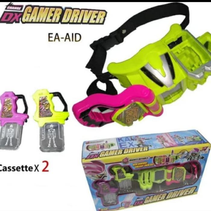 Gambar SABUK KAMEN RIDER DX GAMER DRIVER HENSHIN BELT EX-AID KW SUARA & LAMPU - DX GAMER DRIVER dari Grosir Unique undefined Tokopedia