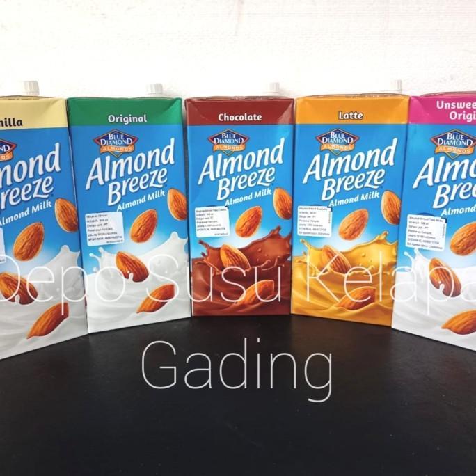 Gambar Murah Almond Breeze Barista Milk Unsweetened 1L Susu Blue Diamond Baristas - Latte (Coffee) dari vadjriesh0p undefined Tokopedia