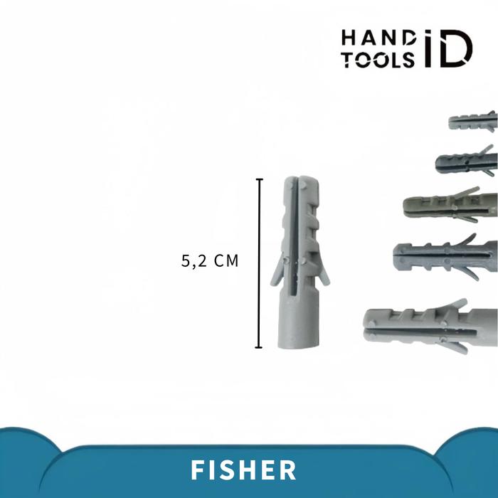 Gambar Skrup Fisher Baut Tembok Siku Rak Ukuran Lengkap - s12 10pc dari Handtools ID undefined Tokopedia