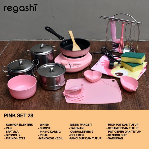 Gambar Kids Cooking Set / Mainan Belajar Edukasi Masak Anak - Set28, Blue dari Regashi.id undefined Tokopedia