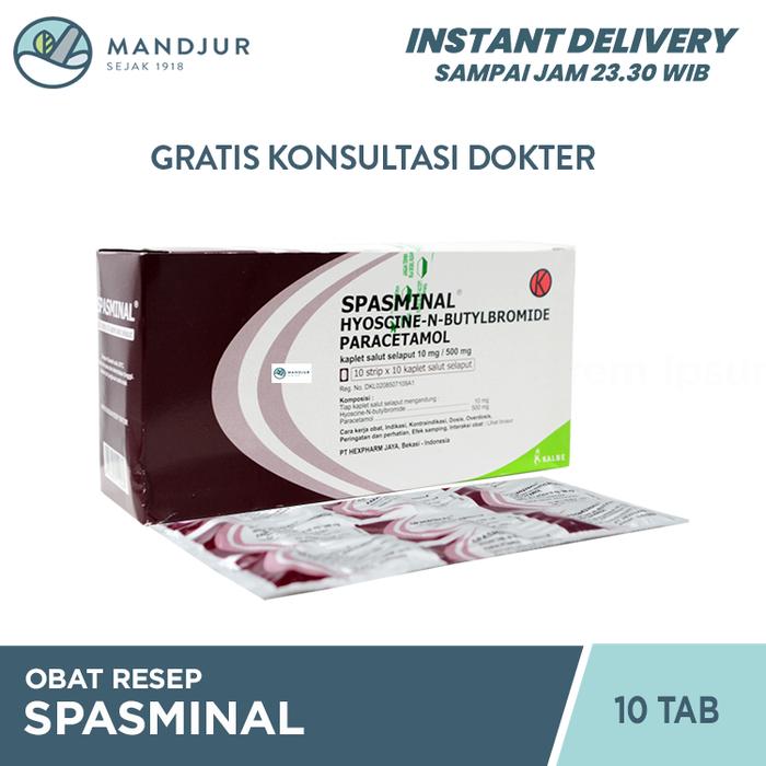 Gambar Spasminal Strip 10 Tablet / Nyeri Perut dari Apotekmandjurofficial undefined Tokopedia