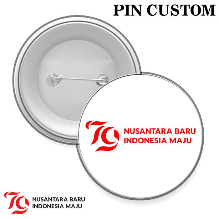 Gambar Pin Press Pin Bros Aksessoris Souvenir Kemerdekaan HUT RI Dirgahayu Republik Indonesia ke 79 - 79 A - MERAH, 44 mm dari Escape Store undefined Tokopedia