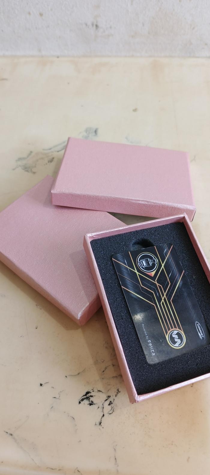 Jual Kotak kartu cardbox emoney box flazz kemasan kartu premium - pink ...