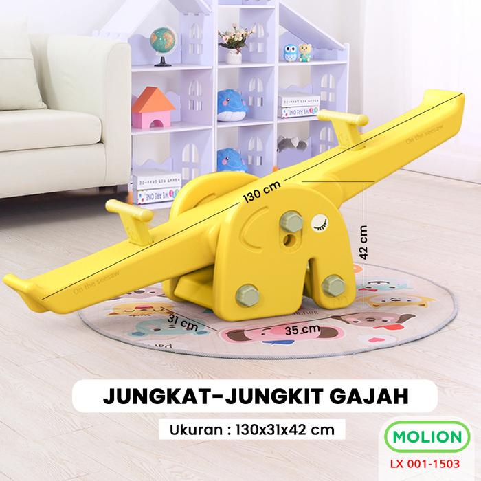 Gambar MOLION Jungkat Jungkit  Prosotan Anak Seesaw Kuda Kudaan 001-M1506 - 1503KNG dari Calary Toys undefined Tokopedia