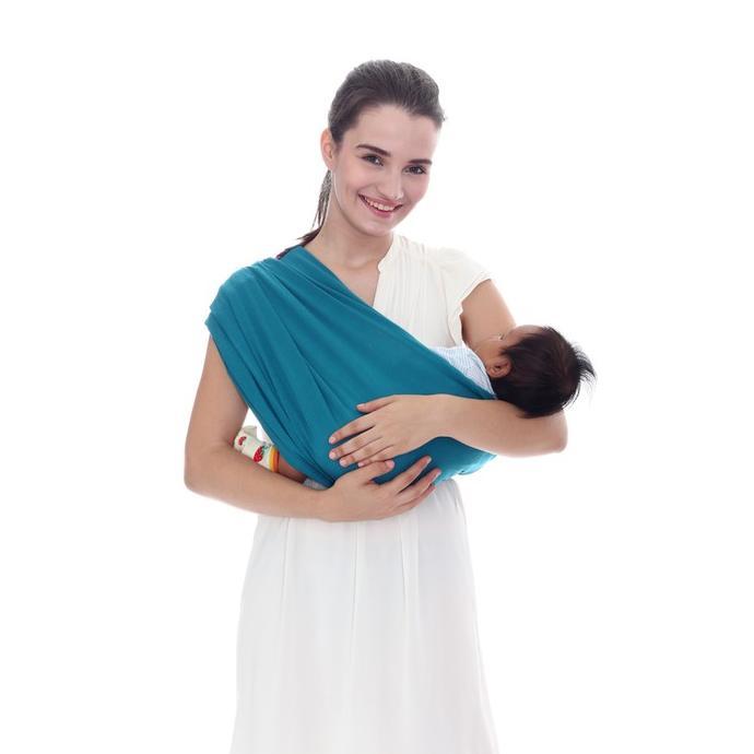 Gambar New Product Gendongan Bayi Baby Sling Hitam Gendongan Kaos Geos - biru dongker, S dari Muhamad Chandra Collect undefined Tokopedia
