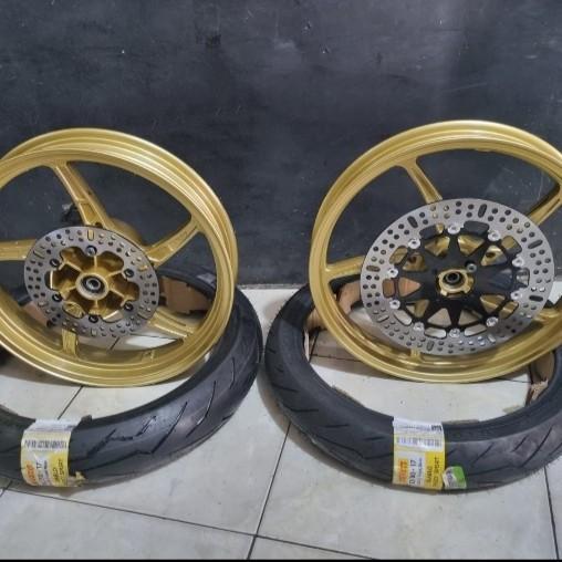 Gambar VELG RACING VROSSI MAMBA PNP NINJA 150 R DAN SS - Ban saja dari jijahih undefined Tokopedia