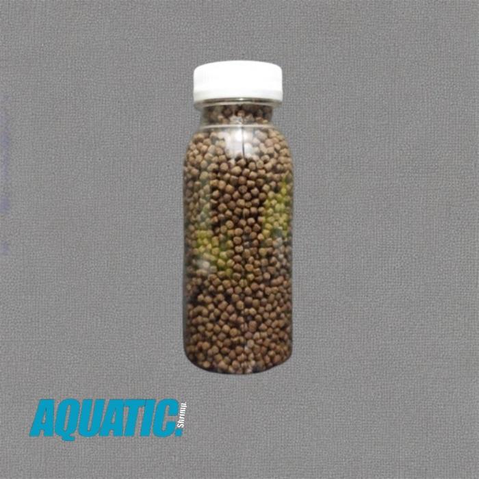 Gambar pelet/pakan ikan tenggelam dan apung - apung 60gr dari Aquatic shrimp undefined Tokopedia