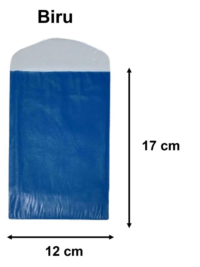 Gambar Plastik Name Tag / Plastik SPP Warna / Plastik Bayaran / Plastik Tabungan berbagai ukuran @100pcs - 12 x 17 Biru dari Prosperity Plastic undefined Tokopedia