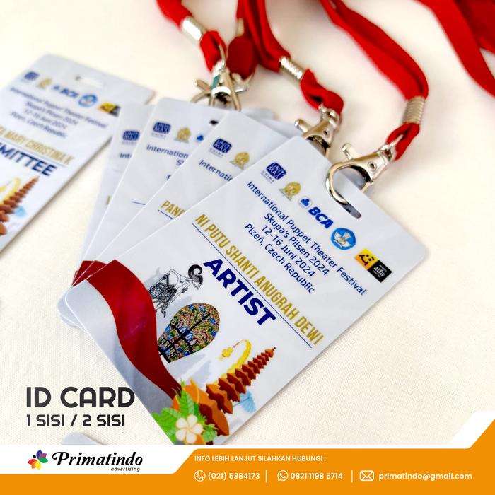 Gambar Cetak Id Card Custom /Idcard karyawan/member card/kartu pelajar dari CV PRIMATINDO ADV undefined Tokopedia