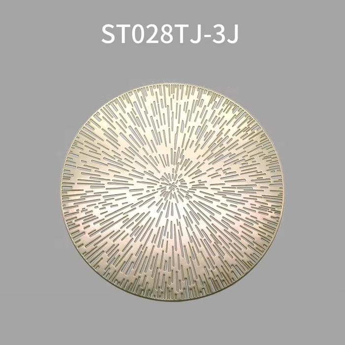 Gambar PVC Placemat Alas Tatakan Piring Meja Makan Table Mat - 15, Gold dari Home Decor Zega undefined Tokopedia