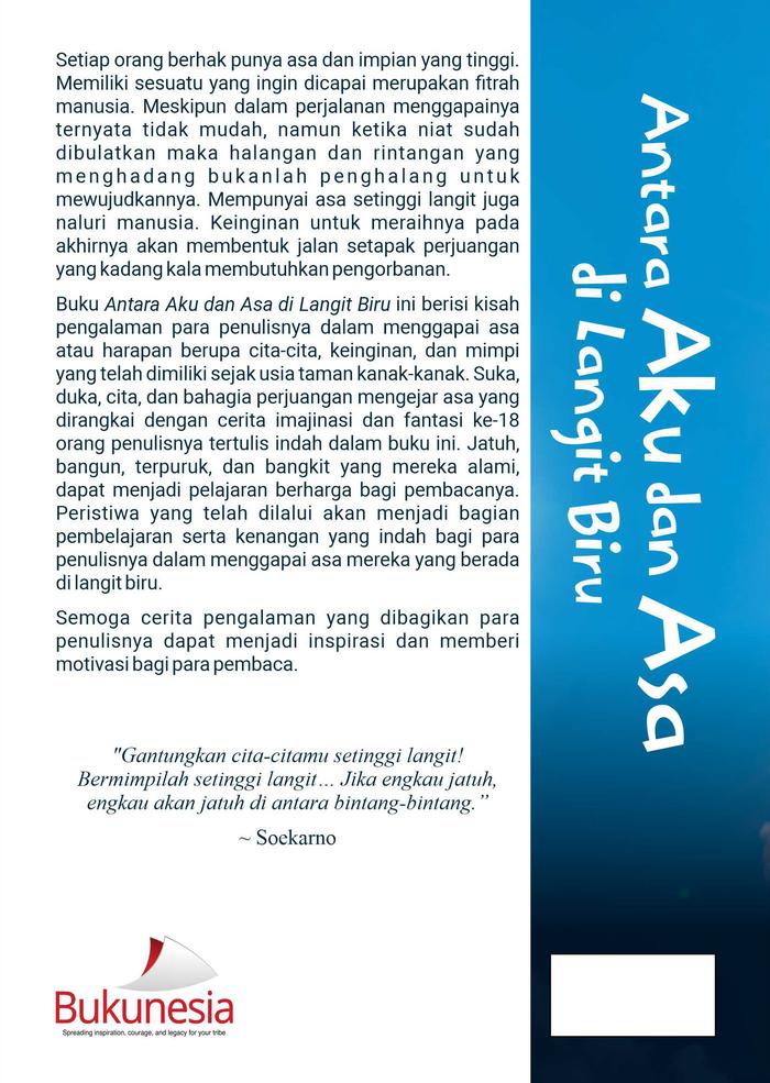 Gambar 2 - Antara Aku dan Asa di Langit Biru