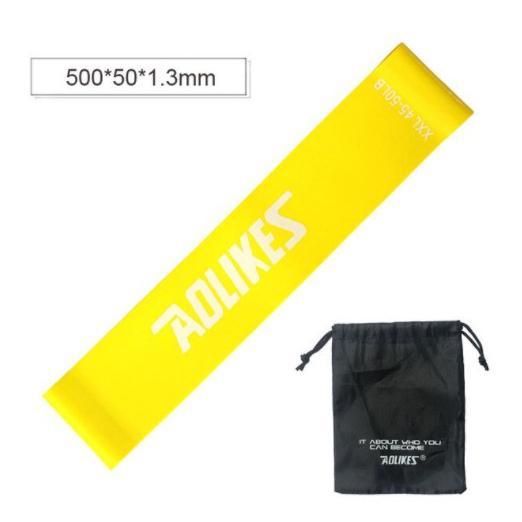 Gambar TERKINI RESISTANCE BAND AOLIKES 3601 VERSI KARET GYM OLAHRAGA YOGA RESISTANCE BAND 6 LEVELS AVAILABLE NATURAL LATEX GYM STRENGTH TRAINING RUBBER LOOP BANDS FITNESS CROSSFIT EQUIPMENT - Yellow 45-50Lbs dari EviHusnah Store undefined Tokopedia