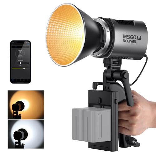 Gambar Neewer MS60B Bi-Color LED Monolight MS60 B LED Photo Video Light Flash Kamera GARANSI RESMI dari Focus Nusantara undefined Tokopedia