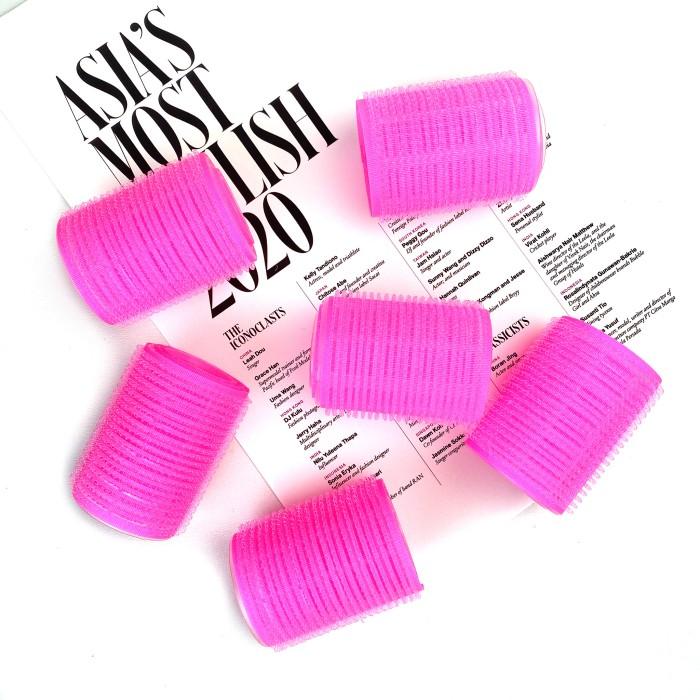 Gambar W! Accessories Roll Rambut 5.5cm (6pcs) 68441300 - Pink Tua dari W Accessories by Scoop undefined Tokopedia