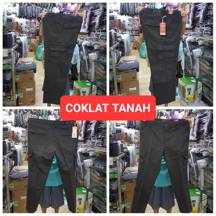 Gambar Celana Panjang Cardinal original Cargo kargo uk JUMBO 40-44 kantong - 42 Coklat Tanah dari e-Soeboer undefined Tokopedia