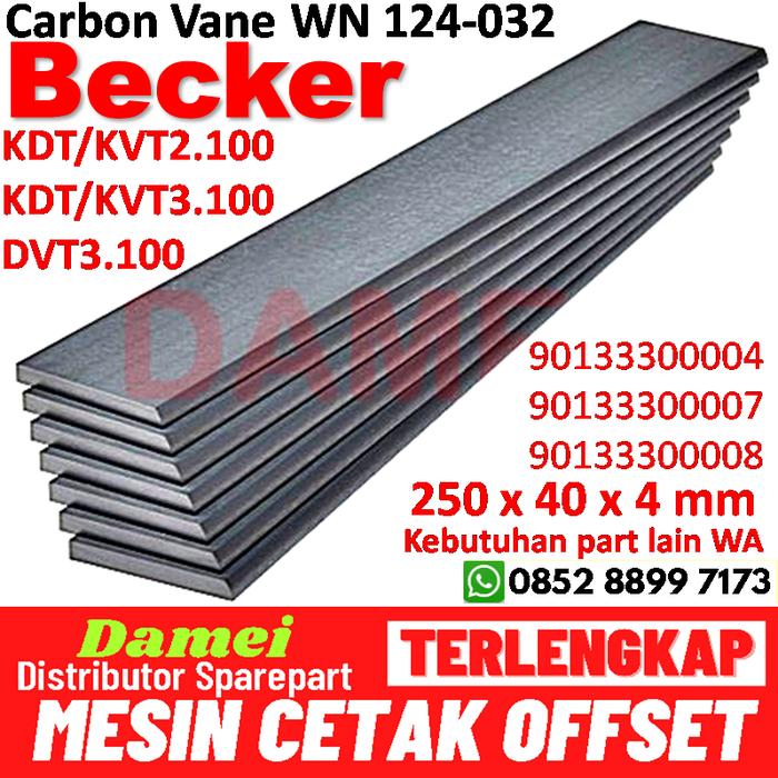 Carbon Vane For Becker Pump KDT KVT2.140 3.140KL1.140 4pcs - Foto 8