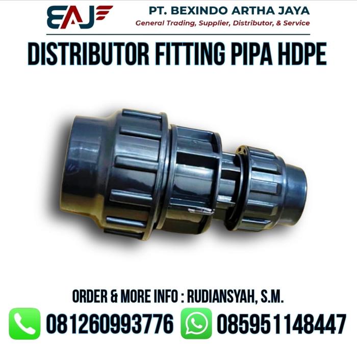 Gambar Reducer Pipa Hdpe Murah Size 1 1/2" to 1 1/4" Inch - Fitting Compression dari GUDANG HDPE TERLENGKAP undefined Tokopedia