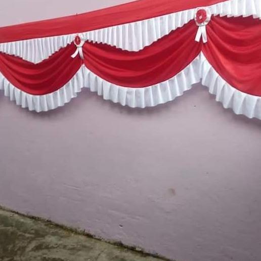 Gambar BACKGROUND MERAH PUTIH HIASAN AGUSTUSAN DEKORASI KEMERDEKAAN BENDERA - MERAH PUTIH, 8 meter dari FOURNIKUM OFFICIAL undefined Tokopedia