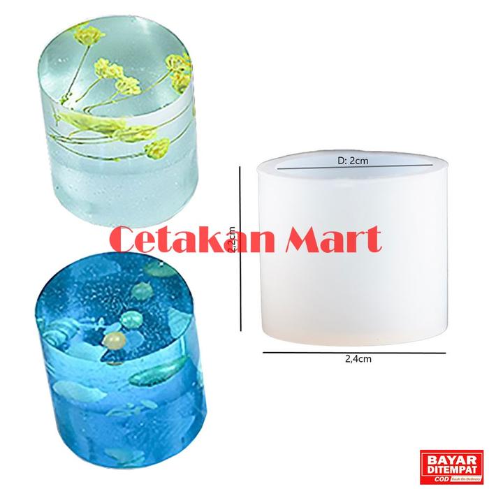 Gambar CM Cetakan Silikon Resin Epoxy Craft DIY Lilin Tabung Silinder Cylinder Tube - 20 mm dari CetakanMart undefined Tokopedia