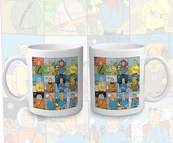 Gambar MUG / GELAS / KADO / HAMPERS - THE ADVENTURES OF TINTIN - T2N-11 dari TOKOMESTA undefined Tokopedia