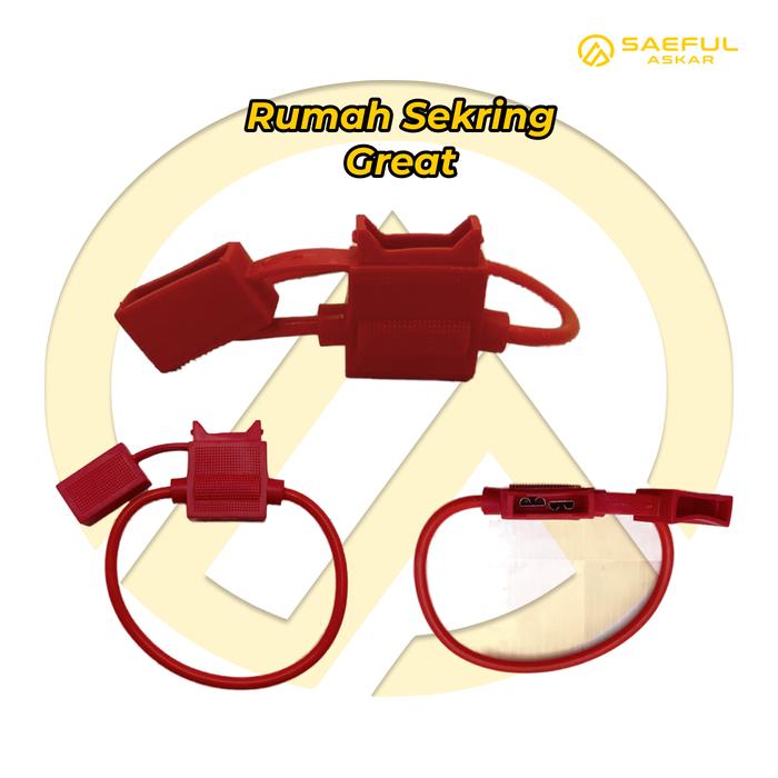 Gambar rumah sekring tancap - rumah fuse - box sekring sepeda listrik - Sekring 30A dari Saeful Askar undefined 4 Tokopedia