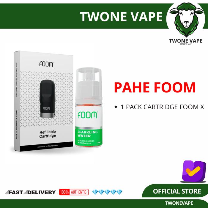 Gambar Liquid Foom Sparkling Water Salt Nic 30ML by Foom - Foom Water - PAHE FOOM dari Twoneofficial undefined Tokopedia