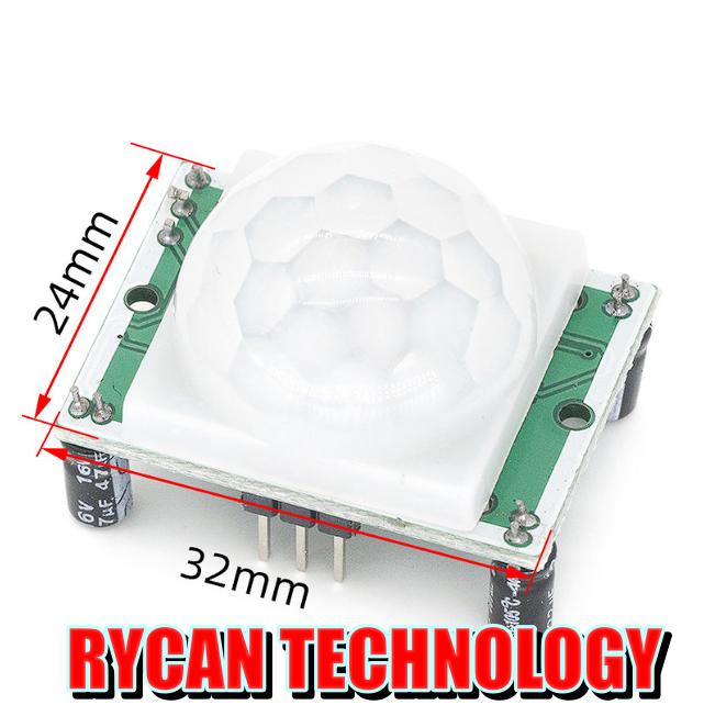 Gambar PIR SR501 HCSR501 Sensor Modul Sensor Gerak Infrared Arduino dari Rycan Technology undefined Tokopedia