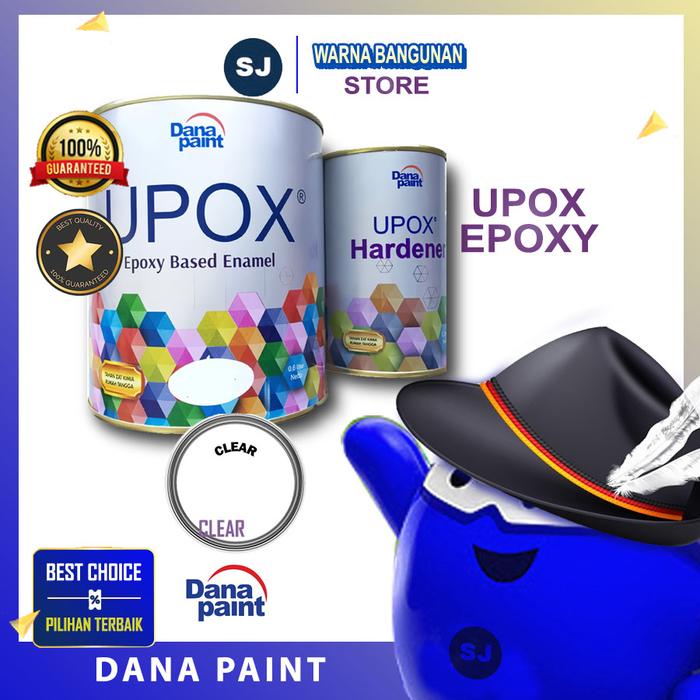 Gambar CAT DASAR LANTAI EPOXY BASED ENAMEL SET DUCO DANAPAINT UPOX HARDENER dari SJ WARNA BANGUNAN undefined Tokopedia