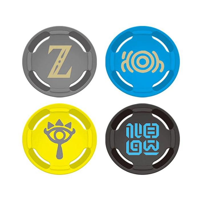 Gambar HORI Set 4 Pcs Thumb Grip Cover Silikon Zelda Analog Joy Con Nintendo Switch OLED Lite V1 V2 Joycon - Zelda Mix 4pcs, TANPA BUBBLE dari exxo official store undefined Tokopedia