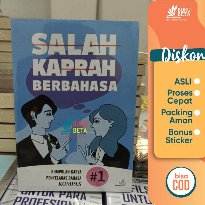 Gambar Salah Kaprah Berbahasa Kumpulan Karya Penyelaras Bahasa Kompas - #1 dari Buku Beta undefined Tokopedia