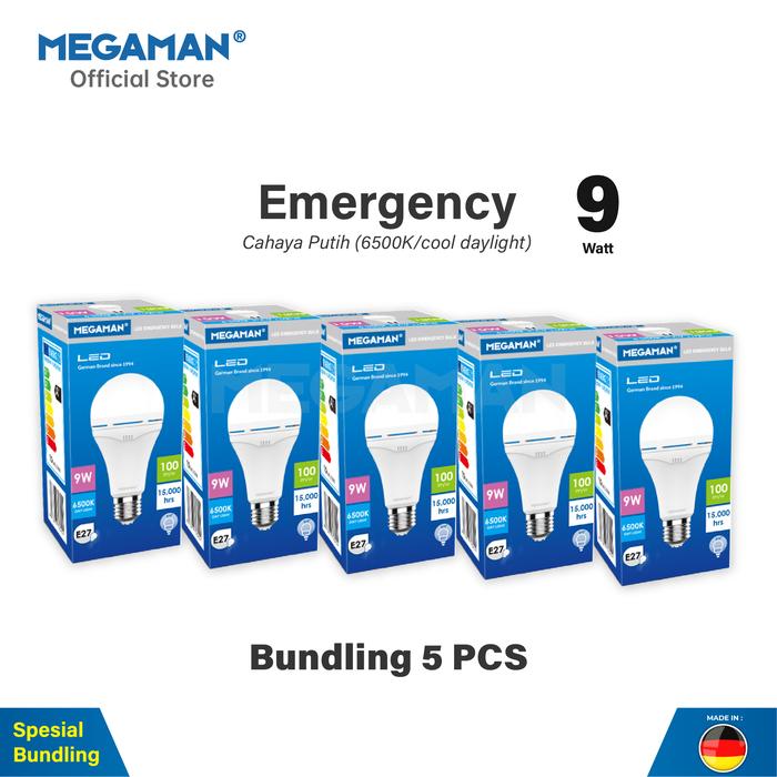 Gambar Grosir 5 in 1 Lampu Emergency LED 5 Watt Megaman YTA70EMA dari Megaman Indonesia undefined Tokopedia