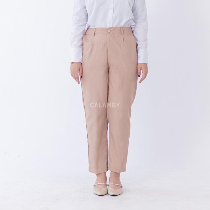 Gambar [PART 1] Baggy Pants Jumbo (American Drill) - CALAMBY - Cappucino, XXXXXL (5L) dari CALAMBY.ID undefined Tokopedia