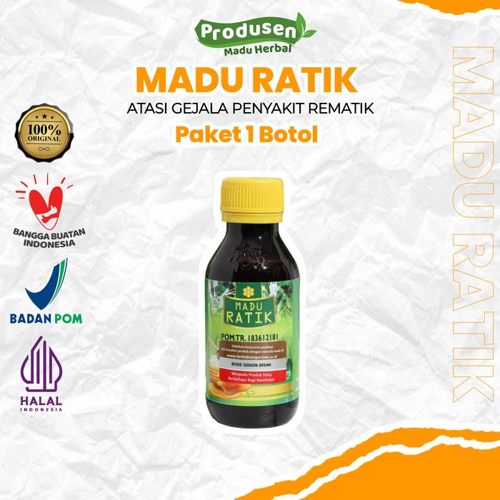 Gambar Distributor - Madu Ratik Original Obat Asam Urat Nyeri Sendi | Sudah BPOM dan Halal - 1Pcs-KaosKaki dari Purnama Herbal Official undefined Tokopedia
