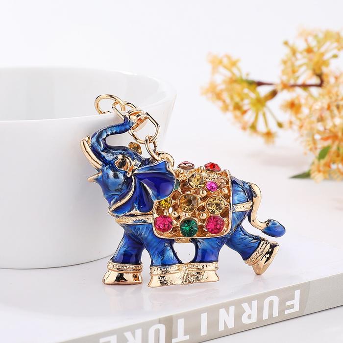 Gambar Souvenir Gantungan Kunci Gajah Oleh Oleh Bangkok Negara Thailand Bahan Logam /1Pcs - Biru dari Almadinah17 undefined Tokopedia