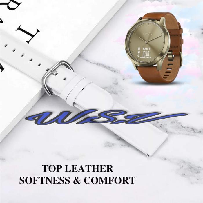 Jual Strap Garmin Vivomove HR Tali Jam Watch Band Kulit Leather