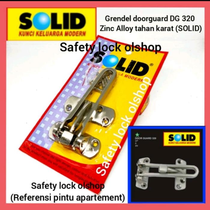 Gambar Pengait Pintu / Door Guard 320 SOLID - Stainless dari safetylock olshop undefined Tokopedia