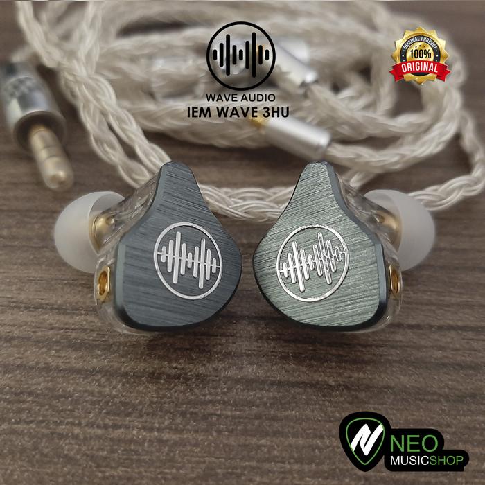 Gambar Wave IEM Wave 3HU BASS edition in ear monitor panggung triple driver - BASS GREY dari NEO MUSIC undefined Tokopedia