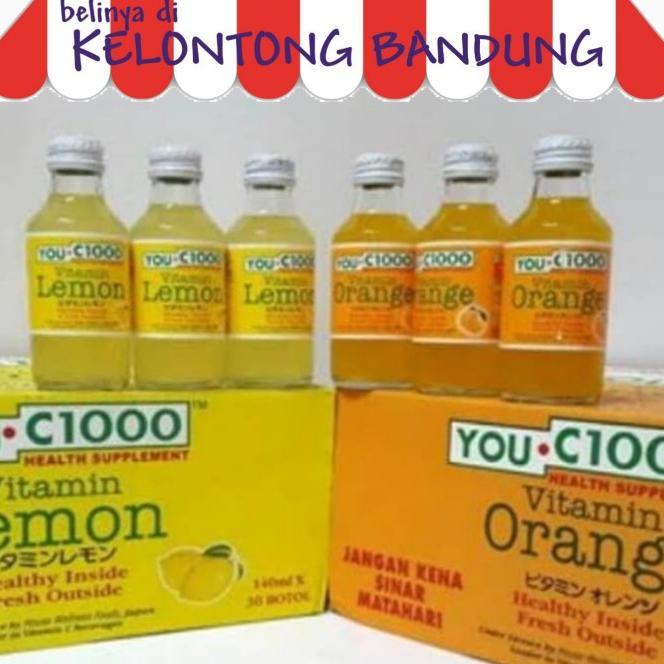 Gambar You C1000 140Ml Vitamin C 1000 Lemon / Orange 140 Ml Kaca - Dus Karton Top - Orange 1 DUS dari gahyaka mall undefined Tokopedia