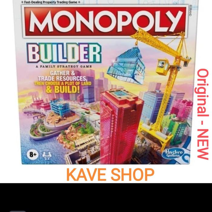 Gambar Monopoly Builder Board Game - Original HASBRO - NEW dari Kave.Shop undefined Tokopedia