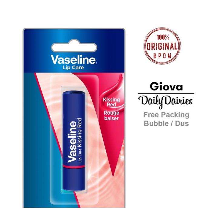 Gambar Vaseline lip care balm color 3g mellow rose kissing red blooming pink - Kissing red dari Daily Dairies undefined Tokopedia