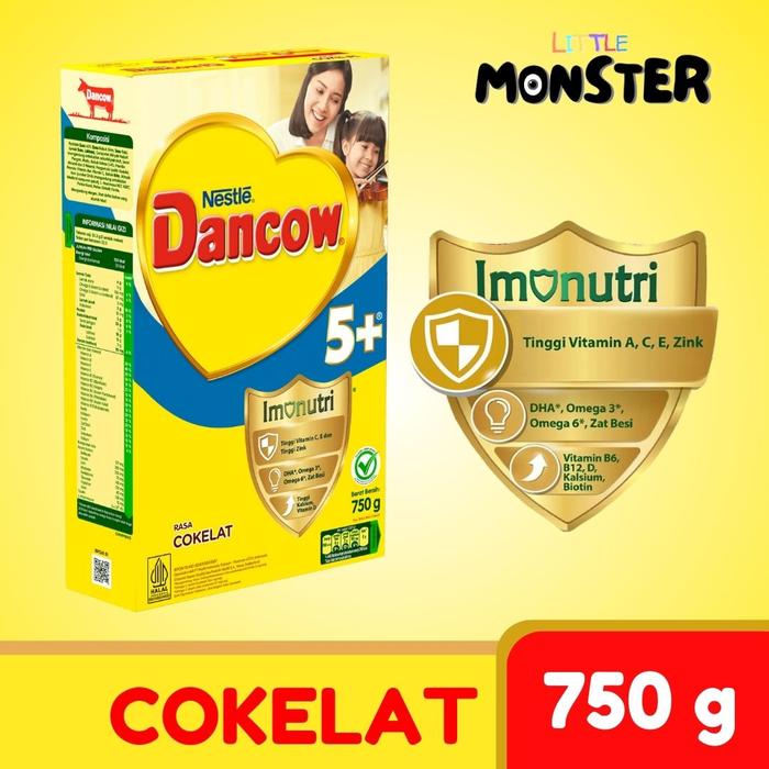 Gambar Dancow 5+ Susu Coklat 750 gr dari Little Monster Official undefined Tokopedia
