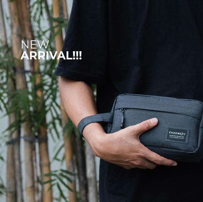 Gambar Hand Bag Pria Clutch Bag Pouch Bag Tas Tangan Tas Dompet Gadget Original A - Hitam dari LEGAZY STUFF undefined Tokopedia