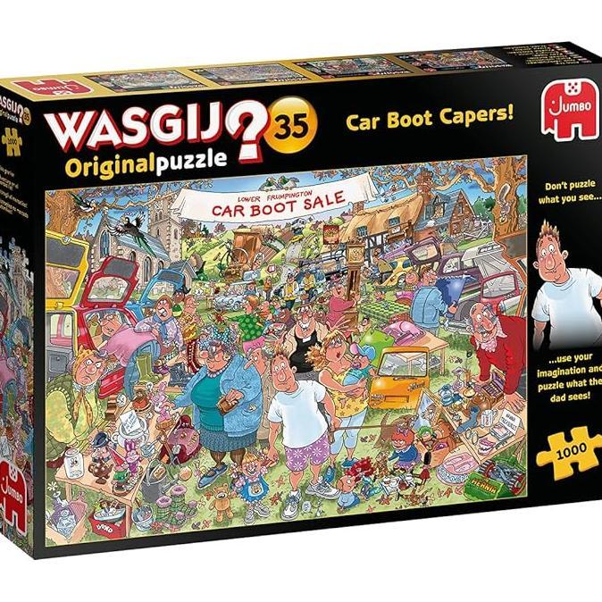 Gambar Jumbo Wasgij Retro 35 Car Boot Capers Unique Collectable Jigsaw Puzzles Adults 1000 Piece dari Batosai Store333 undefined Tokopedia