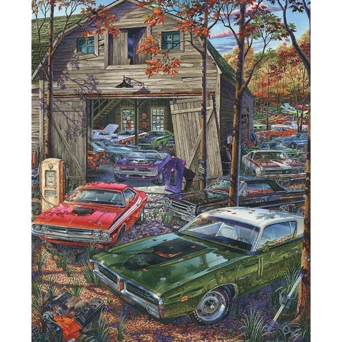 Gambar Vermont Christmas Company Cars On The Farm Jigsaw Puzzle 1000 Piece Puzzle Adults Large Pieces Fully Interlocking Randomly Shaped Pieces Jigsaw Puzzles Adults 1000 Pieces 30 X 24 dari Batosai Store333 undefined Tokopedia